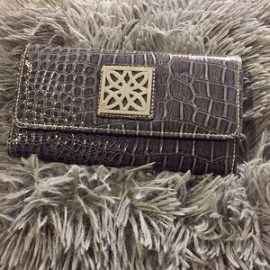 Brand new faux croc wallet